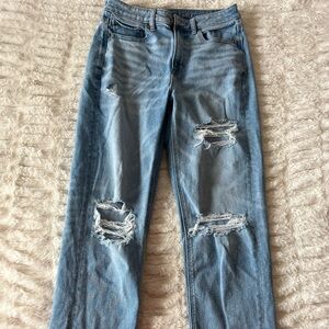 American Eagle Blue Distressed Women Jeans